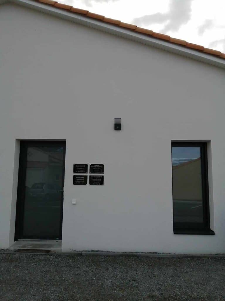 Extérieur du cabinet de la kinésiologue certifiée Gwendoline David